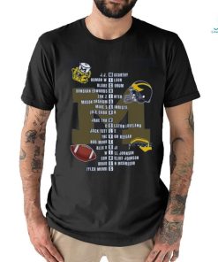 Michigan wolverines national champions 2024 champions michigan wolverines and washington huskies 34 13 shirts
