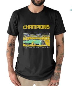 Michigan wolverines the champions destiny is calling me T shirt