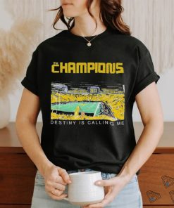 Michigan wolverines the champions destiny is calling me T shirt