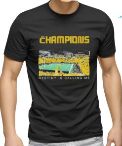 Michigan wolverines the champions destiny is calling me T shirt