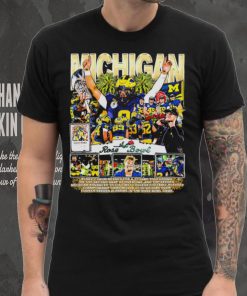 Michigan – rose bowl blake corum rushed for a 17 yard touchdown on the second snap of overtime shirt