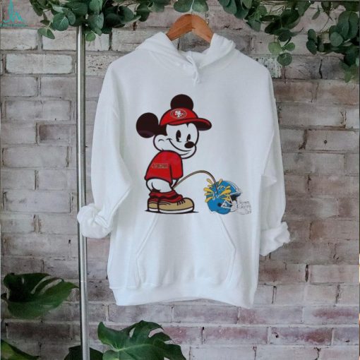Mickey 49ers Piss On Lions Helmet 2024 Shirt