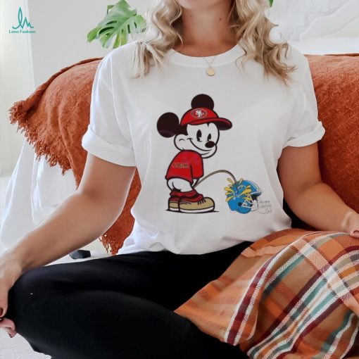 Mickey 49ers Piss On Lions Helmet 2024 Shirt