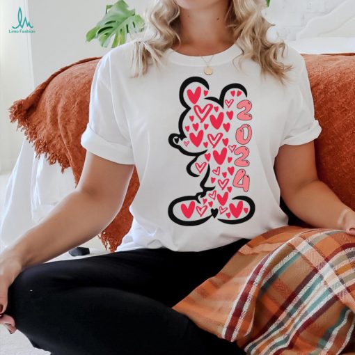 Mickey And Minnie Happy 2024 Valentine’s Day Tshirt