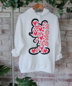 Mickey And Minnie Happy 2024 Valentine's Day Tshirt