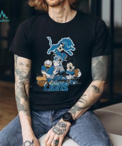 Mickey Friends Detroit Lions Disney Inspired Game Day Football 2023 Shirt