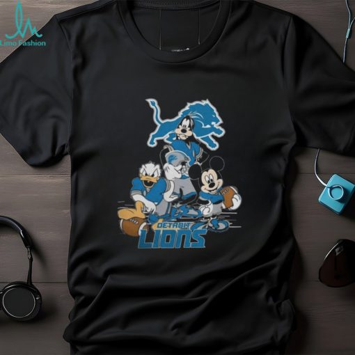 Mickey Friends Detroit Lions Disney Inspired Game Day Football 2023 Shirt