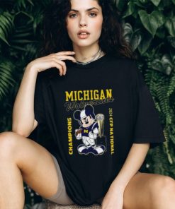 Mickey Michigan Champions 2024 CFP National Hoodie Shirt