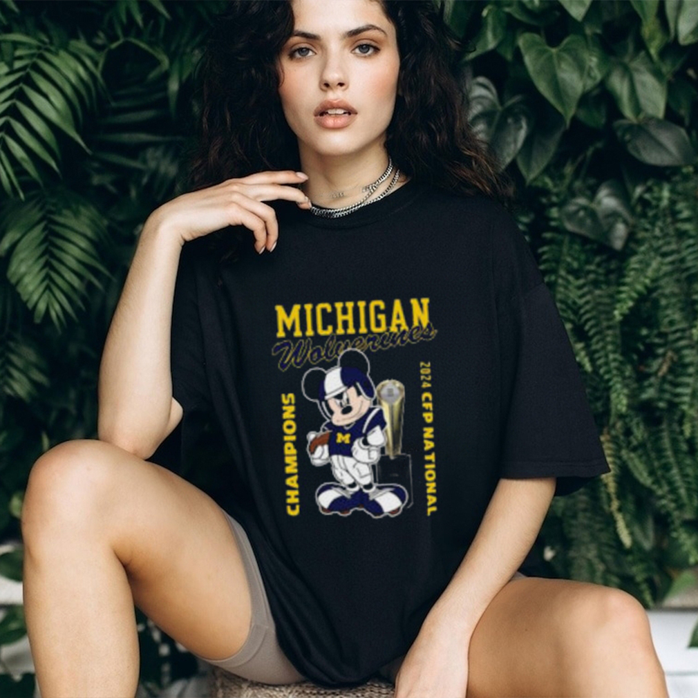 Mickey Michigan Champions 2024 CFP National Hoodie Shirt Mickey Michigan Champions 2024 CFP National Hoodie Shirt