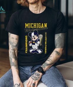 Mickey Michigan Champions 2024 CFP National Hoodie Shirt