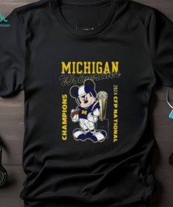Mickey Michigan Champions 2024 CFP National Hoodie Shirt