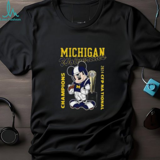 Mickey Michigan Champions 2024 CFP National Hoodie Shirt