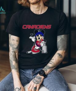 Mickey Montreal Canadiens with The Stanley Cup Hockey NHL Shirt