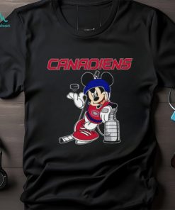 Mickey Montreal Canadiens with The Stanley Cup Hockey NHL Shirt