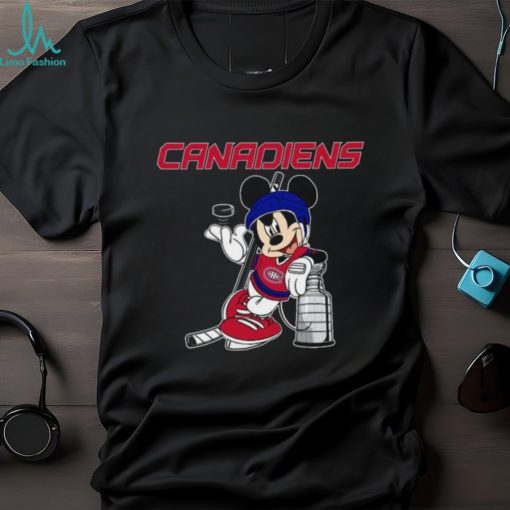 Mickey Montreal Canadiens with The Stanley Cup Hockey NHL Shirt