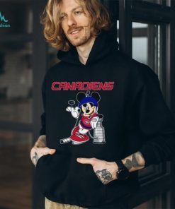 Mickey Montreal Canadiens with The Stanley Cup Hockey NHL Shirt