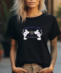 Mickey Mouse And Minnie Mouse Home Sweet Home Baltimore Ravens shirt