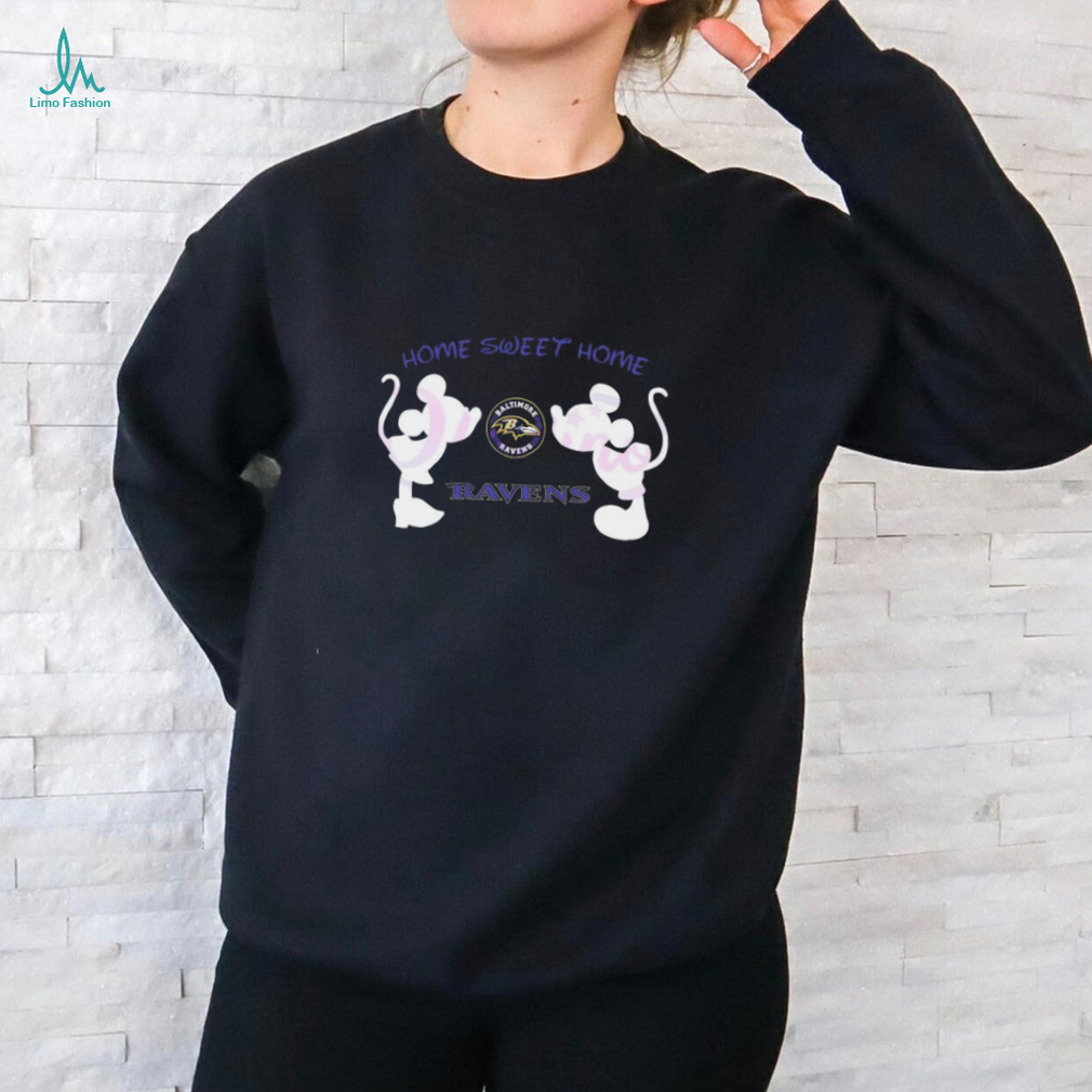 Mickey Mouse And Minnie Mouse Home Sweet Home Baltimore Ravens shirt Mickey Mouse And Minnie Mouse Home Sweet Home Baltimore Ravens shirt