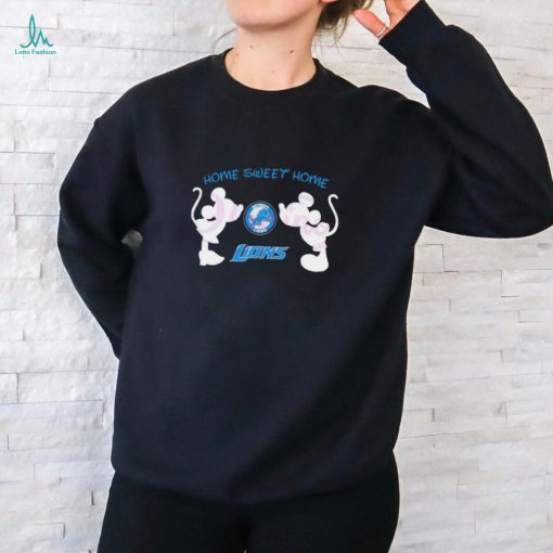 Mickey Mouse And Minnie Mouse Home Sweet Home Detroit Lions shirt