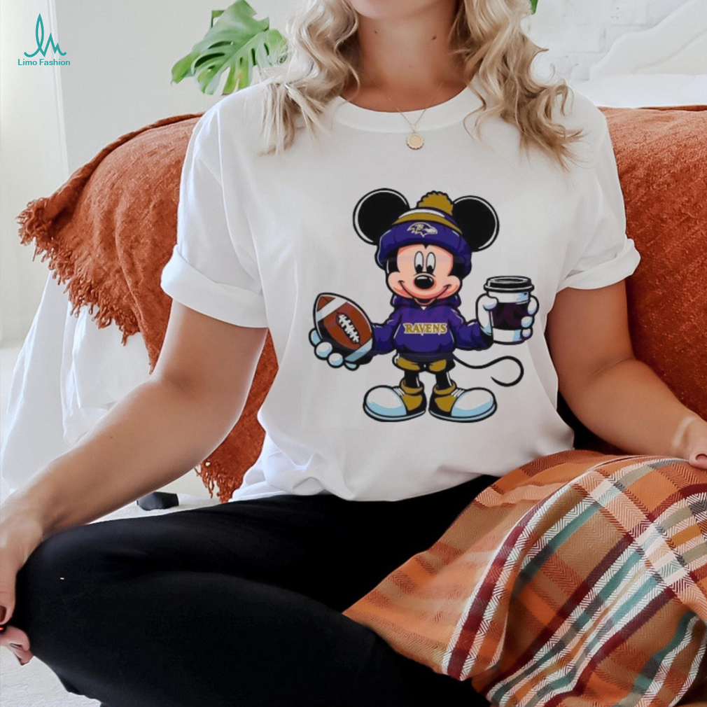 Mickey Mouse Baltimore Ravens Coffee Cup 2024 Shirt Mickey Mouse Baltimore Ravens Coffee Cup 2024 Shirt