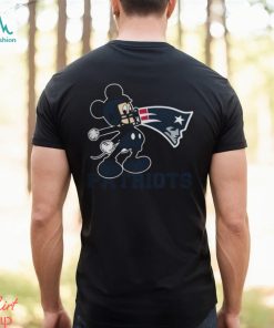 Mickey Mouse Cartoon Nfl New England Patriots Football Player Helmet Logo Shirts
