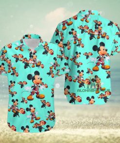 Mickey Mouse Character Doctor Strange Marvel Fitted Hawaiian Shirts