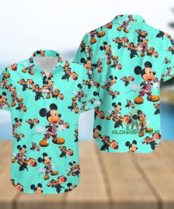 Mickey Mouse Character Doctor Strange Marvel Fitted Hawaiian Shirts