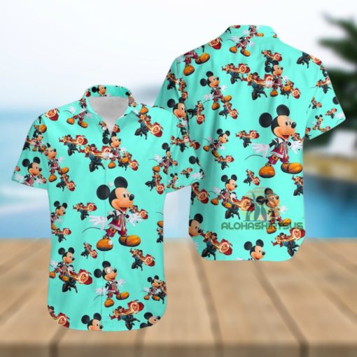 Mickey Mouse Character Doctor Strange Marvel Fitted Hawaiian Shirts