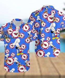 Mickey Mouse Chef Arizona Cardinals Royal Blue Hawaiian Shirt