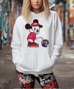 Mickey Mouse Chiefs Piss On Ravens Helmet 2024 shirt