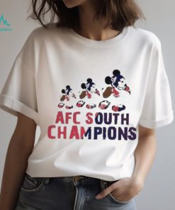Mickey Mouse Disney Houston Texans Champs 2023 2024 AFC South Champions shirt