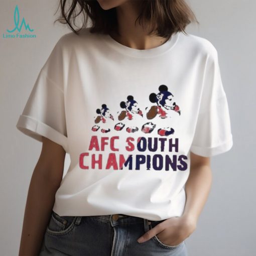 Mickey Mouse Disney Houston Texans Champs 2023 2024 AFC South Champions shirt