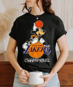 Mickey Mouse Fan Los Angeles Lakers Champions 23 2024 Shirt