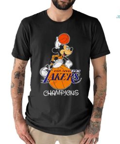 Mickey Mouse Fan Los Angeles Lakers Champions 23 2024 Shirt