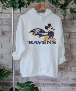 Mickey Mouse Football Baltimore Ravens Logo Shirt