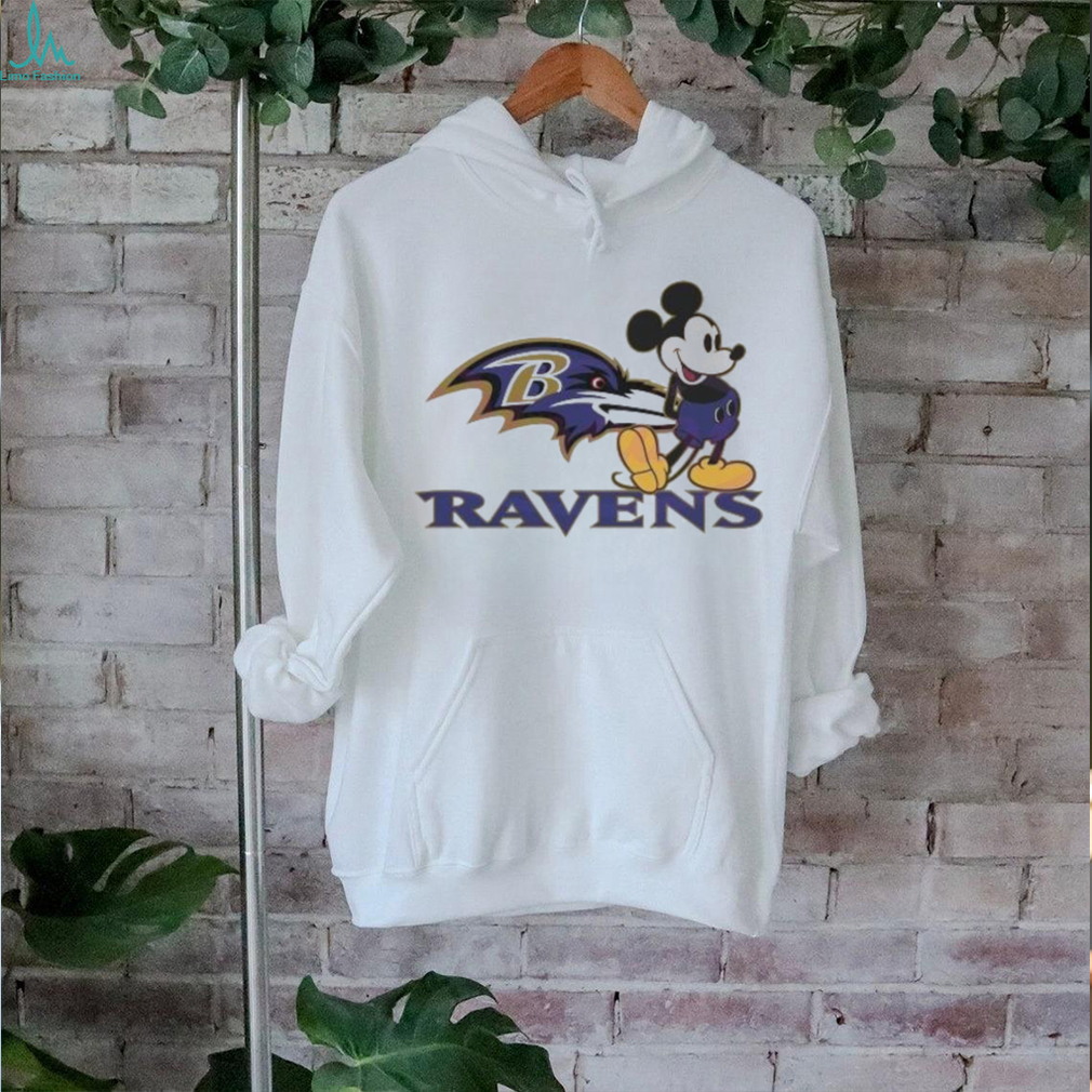Mickey Mouse Football Baltimore Ravens Logo Shirt Mickey Mouse Football Baltimore Ravens Logo Shirt