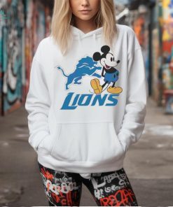 Mickey Mouse Football Detroit Lions Logo 2024 Shirt