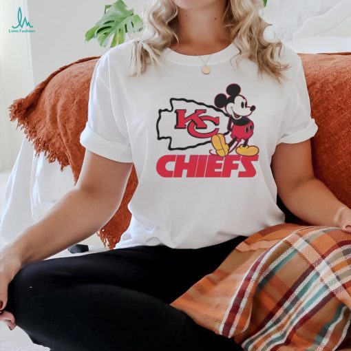 Mickey Mouse Football Kansas City Chiefs Logo 2024 Shirt
