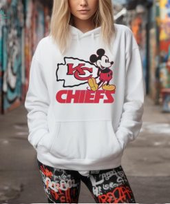 Mickey Mouse Football Kansas City Chiefs Logo 2024 Shirt