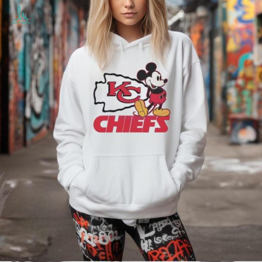 Mickey Mouse Football Kansas City Chiefs Logo 2024 Shirt