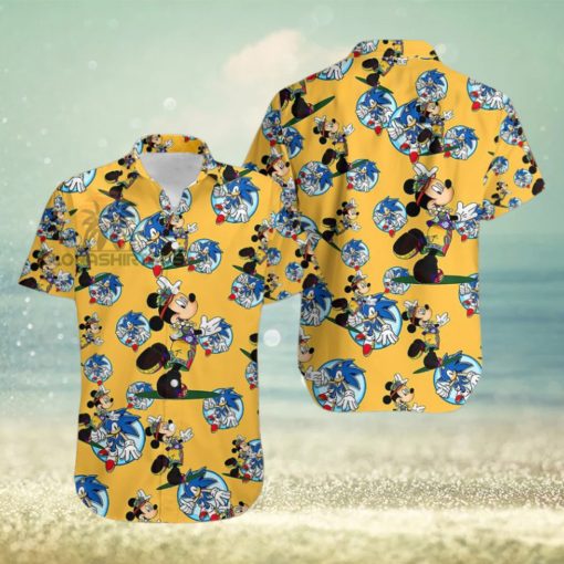Mickey Mouse Hula Segasonic The Hedgehog Dasy Best Hawaiian Shirts