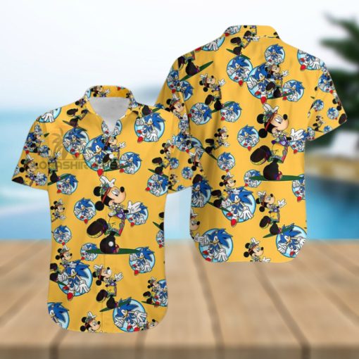 Mickey Mouse Hula Segasonic The Hedgehog Dasy Best Hawaiian Shirts