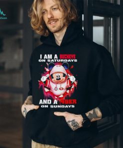 Mickey Mouse I am a Buckeye on Saturdays and a 49er on Sundays shirt