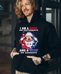 Mickey Mouse I am a Buckeye on Saturdays and a Cowboy on Sundays shirt