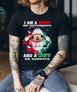 Mickey Mouse I am a Buckeye on Saturdays and a Jet on Sundays shirt