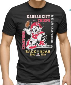Mickey Mouse Kansas City Chiefs Back To Back AFC Champions shirt