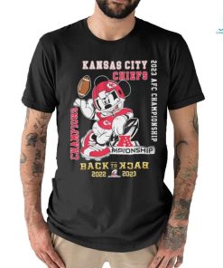 Mickey Mouse Kansas City Chiefs Back To Back AFC Champions shirt