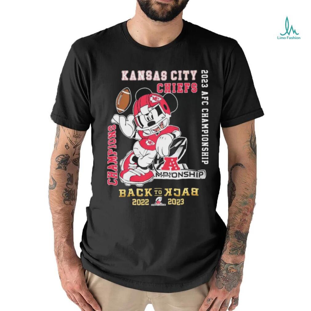 Mickey Mouse Kansas City Chiefs Back To Back AFC Champions shirt Mickey Mouse Kansas City Chiefs Back To Back AFC Champions shirt