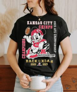 Mickey Mouse Kansas City Chiefs Back To Back AFC Champions shirt