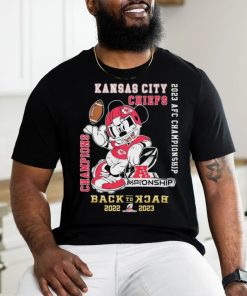 Mickey Mouse Kansas City Chiefs Back To Back AFC Champions shirt
